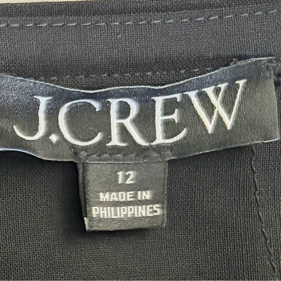 J. Crew Classic Black Pencil Skirt Size 12 - Picture 4 of 4